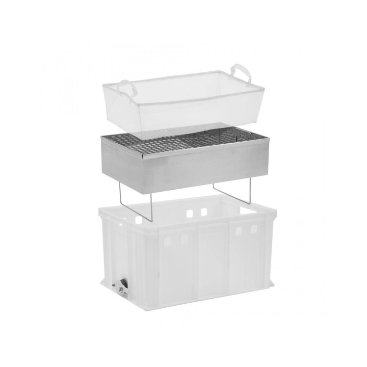 PLASTIKOWA WANIENKA Z SITEM NA ODSKLEPINY (ZESTAW 5 SZT.) DO STOŁU DO ODSKLEPIANIA - W910