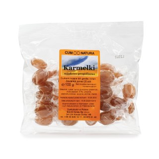 Karmelki miodowo-propolisowe 100 g - wzór J3