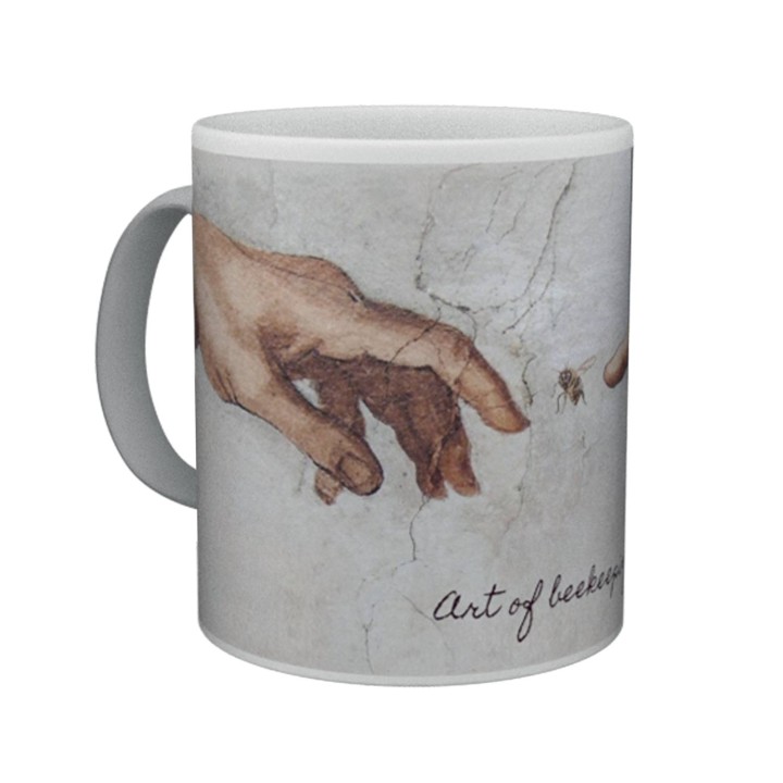 Kubek z nadrukiem Stworzenie Adama | Art of Beekeeping - KUB40