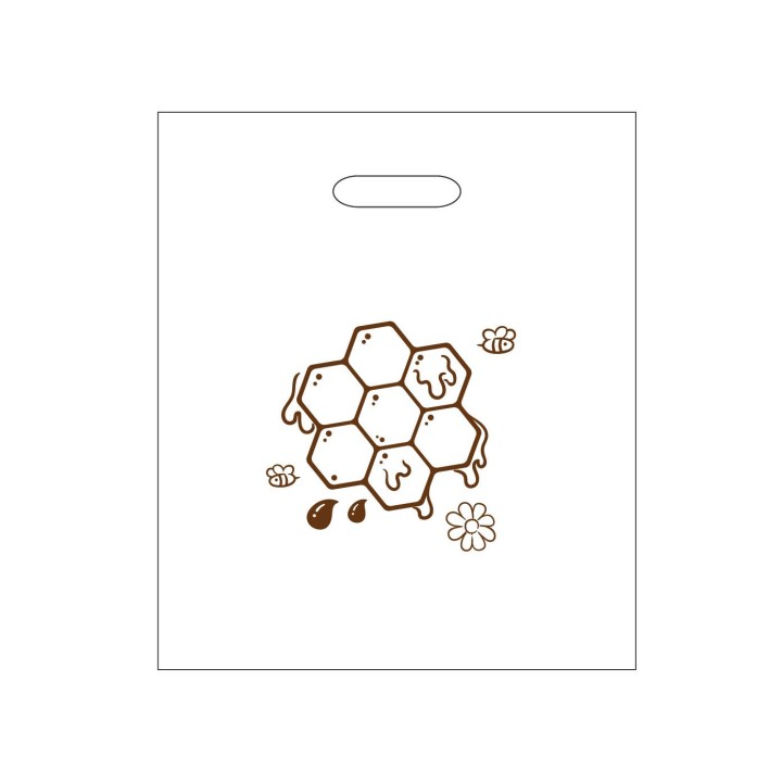 Torby foliowe LDPE "Plaster miodu" (50 szt) - LDPE14