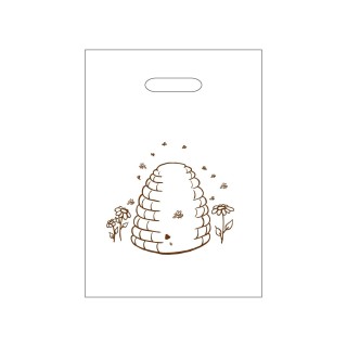 Torba foliowa na 1 słoik 0,9l LDPE 25x35cm "Kószka" (50szt) - LDPE15