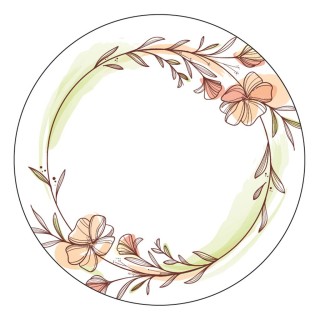 Etykiety na produkty pszczele/maści/kremy fi60mm (Arkusz 15szt) - EX7