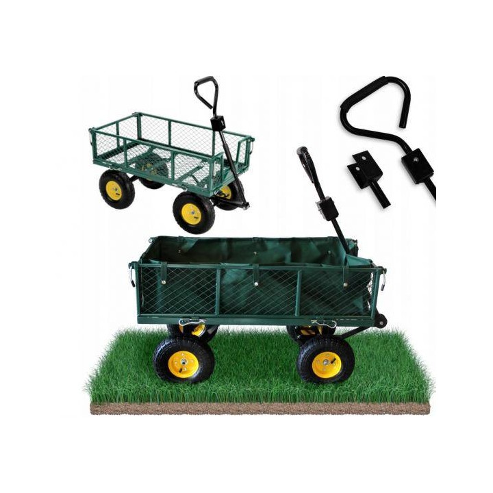 Wózek dwufunkcyjny czarny - WOZ1