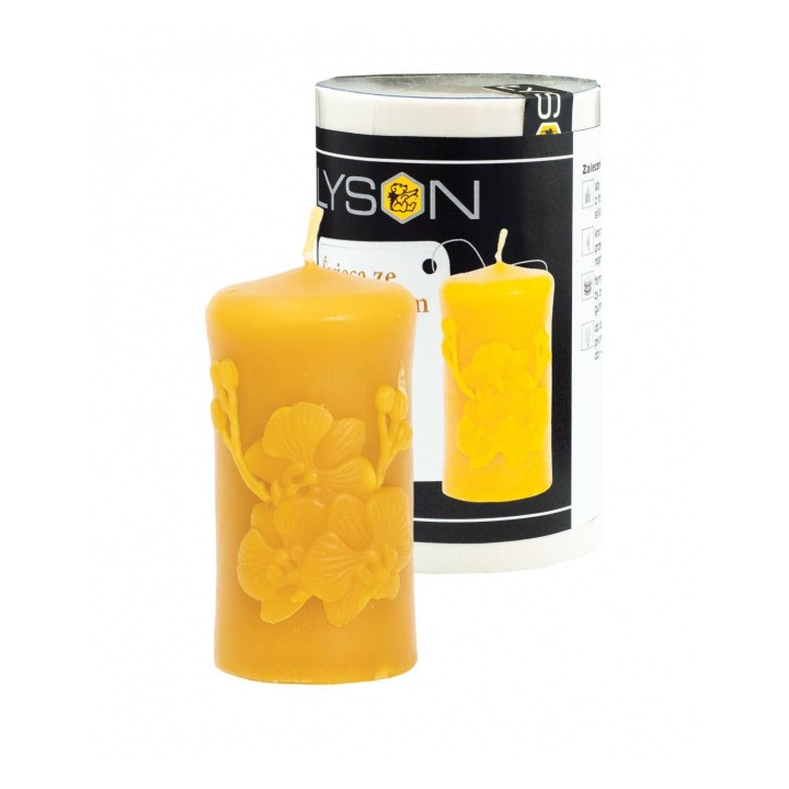 Silikonowa forma na świece - Świeca ze storczykiem - wzór FS497