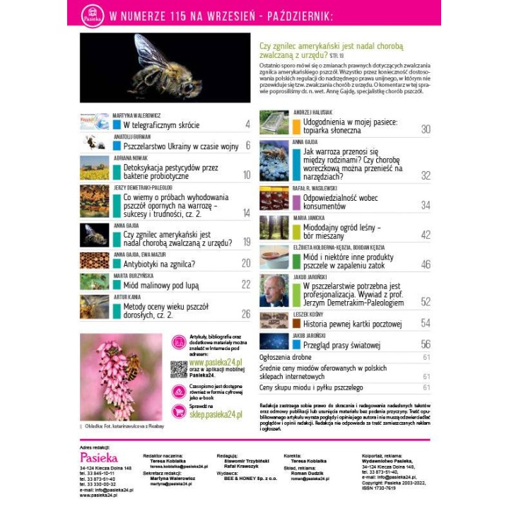 Pasieka nr 5/2022 (PAS115)