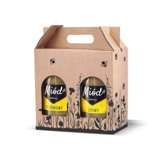 Pudełko na 2 słoiki 900ml (10szt) – P24B