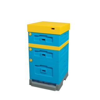 Ul dadant z dennicą wysoką higieniczną plastikową - malowany - LU1008H