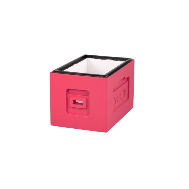 Ul 6-ramkowy z wręgami Wielkopolski malowany -  różowo-szary  (daszek, korpus, dennica plastikowa bez korków) - NOWOŚĆ - W1166_R