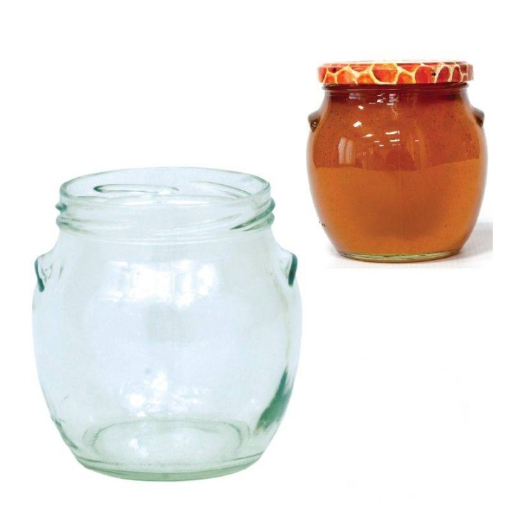 Paczka 8 szt słoiczków 520ml AMFORA - wzór A18