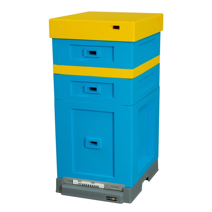 Ul warszawski poszerzany z dennicą wysoką higieniczną plastikową - malowany - LU1534