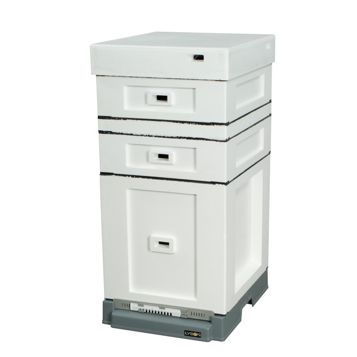 Ul warszawski poszerzany z dennicą wysoką higieniczną plastikową - niemalowany - LU1535