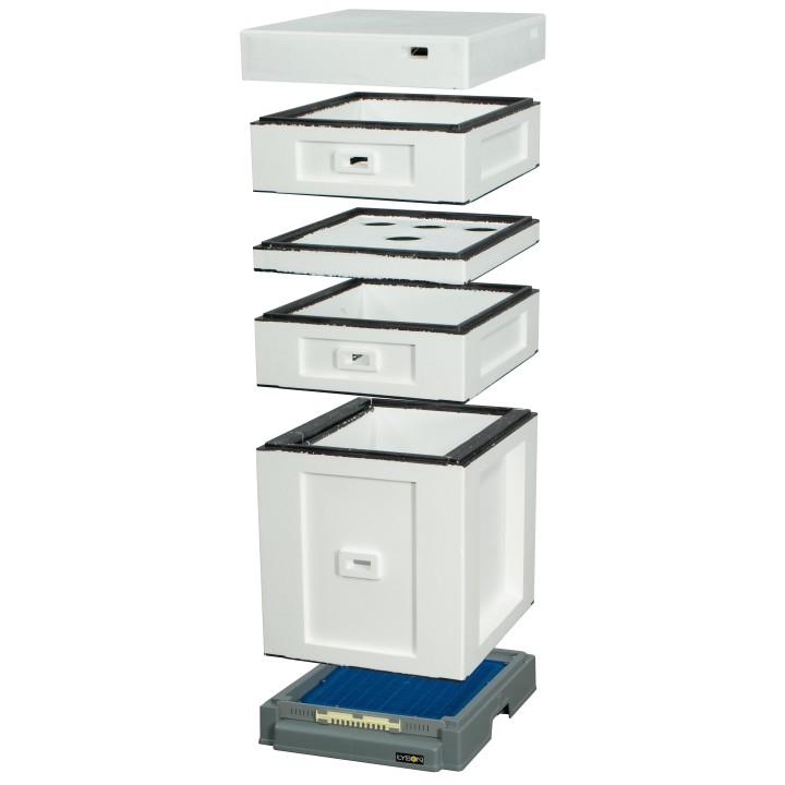 Ul warszawski poszerzany z dennicą wysoką higieniczną plastikową - niemalowany - LU1535