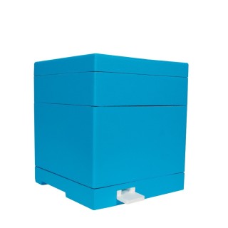 Mini ul dwurodzinny (dennica, korpus, przegroda, podkarmiaczka, daszek) malowany - W1109ABR