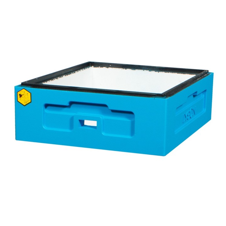 Korpus Dadant 1/2 z wręgami malowany (niebieski) - W1018