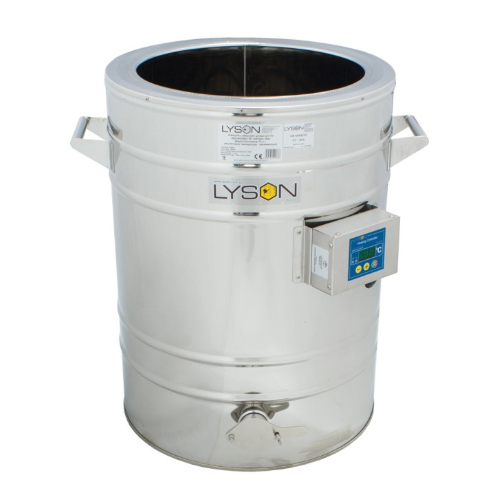 Odstojnik nierdzewny 70l z płaszczem grzewczym i zaworem nierdzewnym 6/4''