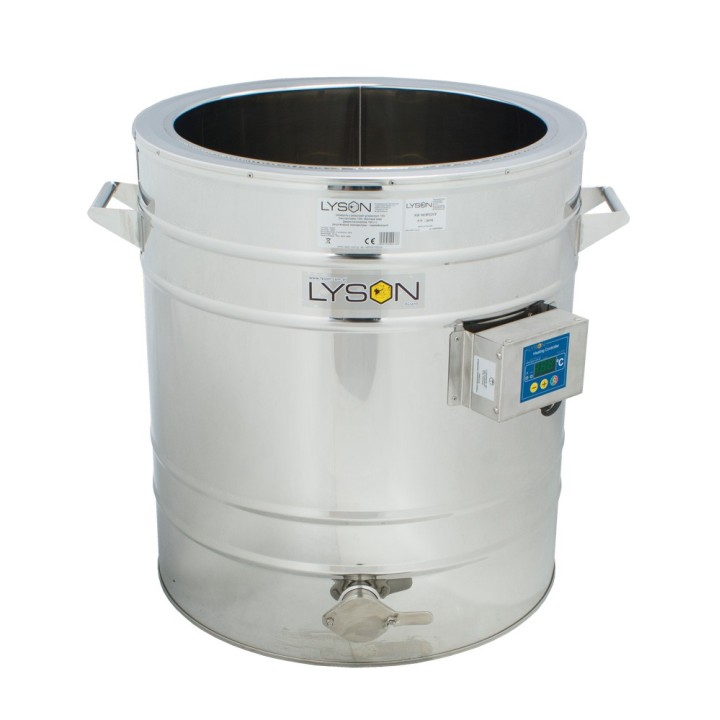 Odstojnik nierdzewny 100l z płaszczem grzewczym i zaworem nierdzewnym 6/4'