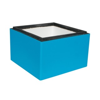 Mini korpus (monolit, bez ramek, z przegrodą), malowany (niebieski) - W1108A