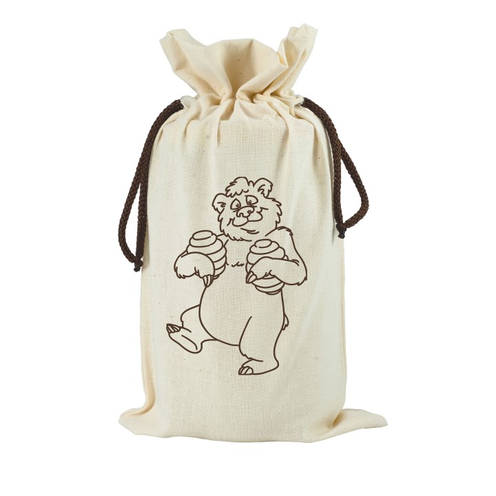 Woreczek ekologiczny prezentowy na 1 słoik 900 ml (1szt) - TE5c