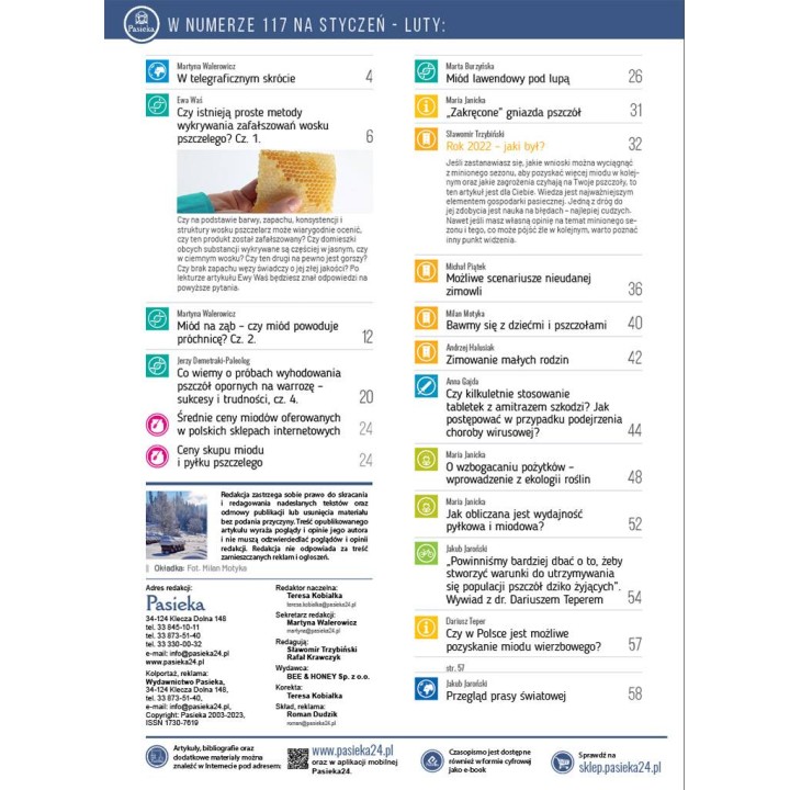 Pasieka nr 1/2023 (PAS117)