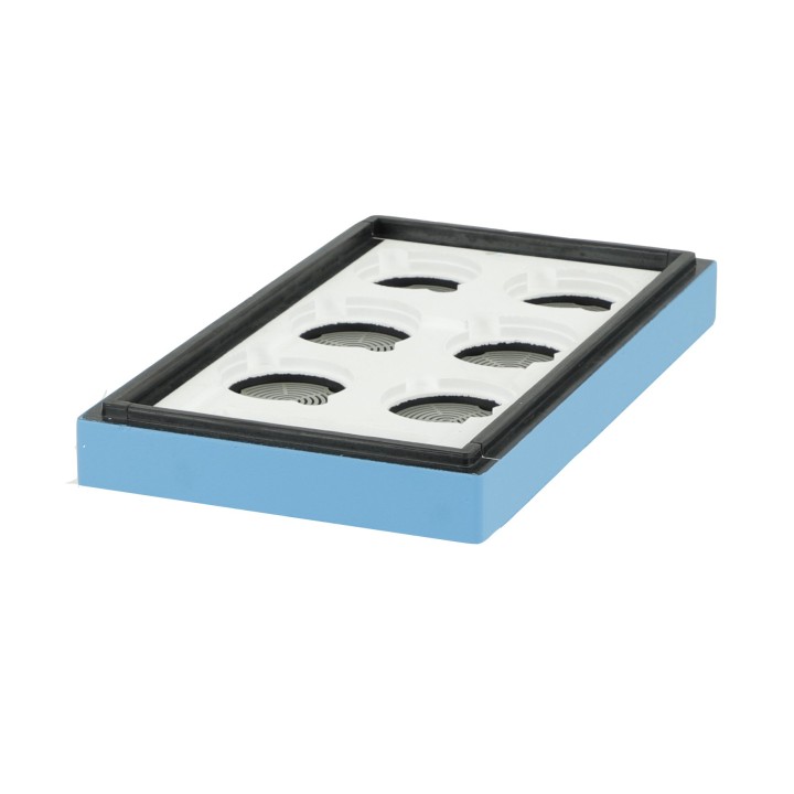 Powałka ul 6-ramkowy Dadant, malowana - niebieska - W1164