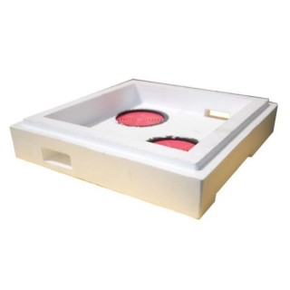 Mini dennica z wentylacją i kompletem korków, niemalowana - W1111