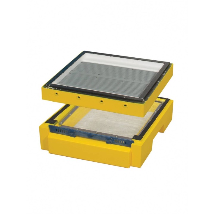 Dennica wysoka higieniczna z segmentowym poławiaczem pyłku Wielkopolska 10-ramkowa/Ostrowskiej - W103700K