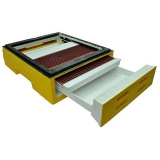 Dennicowy poławiacz pyłku Dadant/Langstroth/Apipol/Wielkopolski 12-ramkowy – malowany (monolit) - W1025