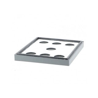 Powałka Dadant, Langstroth, Wielkopolska 12-ramkowa, Apipol, malowana (szara) - W1021_SZ