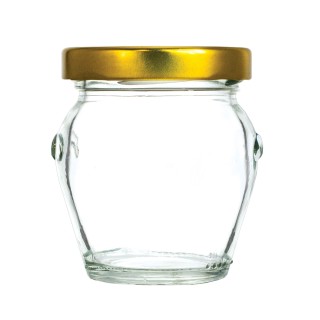 Paczka 15 szt słoiczków 106 ml ORCIO z nakrętkami - wzór A12