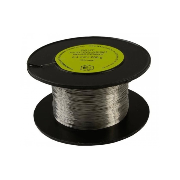 Drut do ramek pszczelich  (0,4 mm), 250g, nierdzewny - 40641