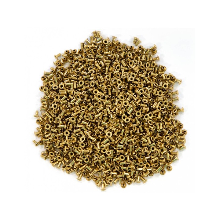 Przelotki do drutu - miedziane (500 szt) - wzór 4256C