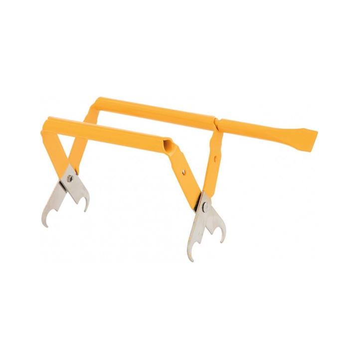 Chwytacz do ramek pszczelich z dłutkiem (pomarańczowy uchwyt) - 3122