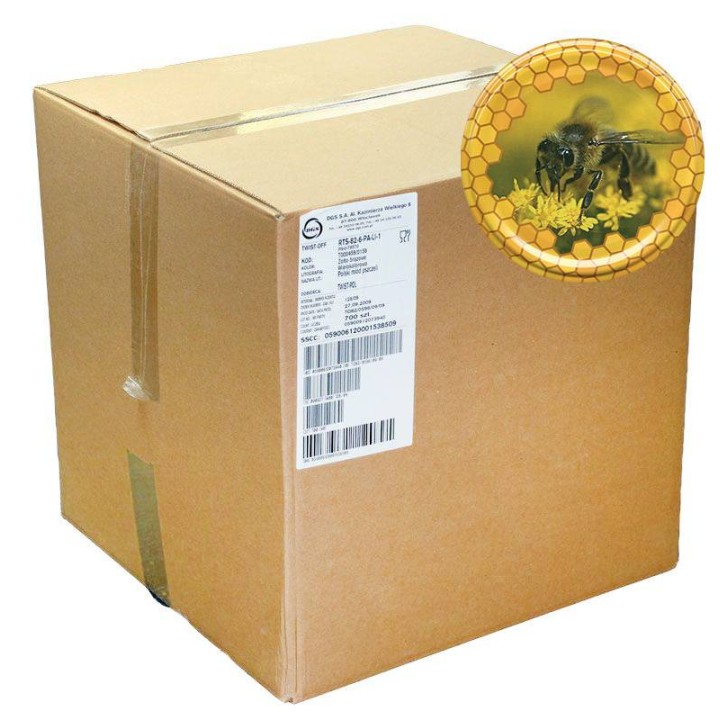 Karton zbiorczy (740 szt.) dużych nakrętek - wzór KND86