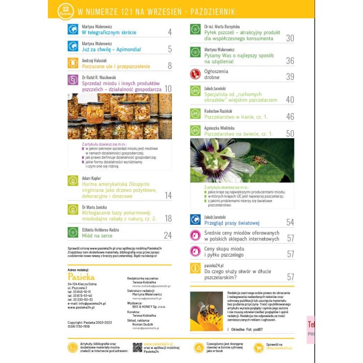 Pasieka nr 5/2023 (PAS121)