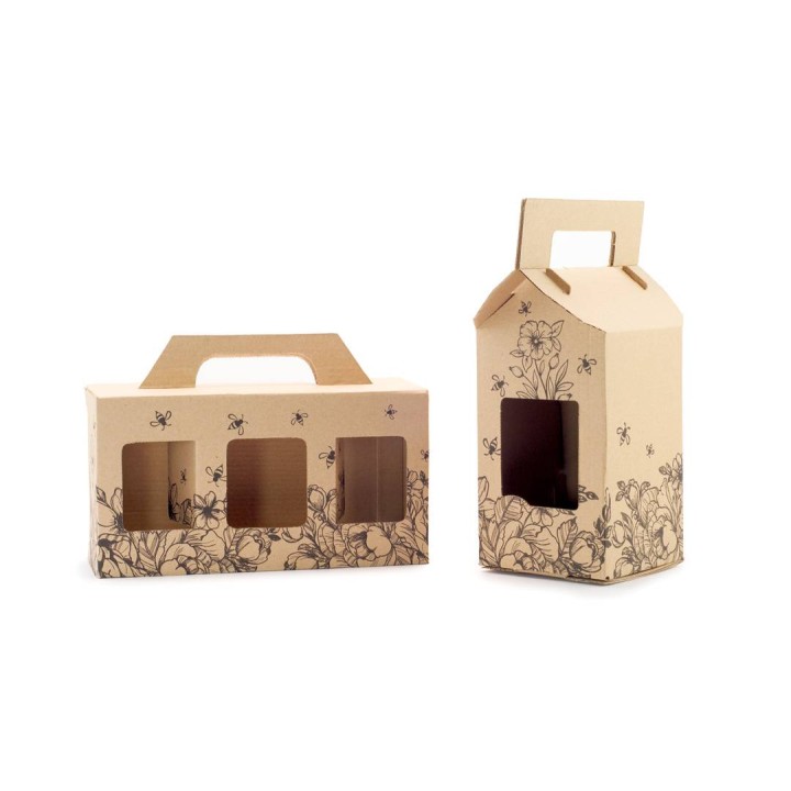 Pudełko na 3 słoiki 315ml (10szt) –  P2J