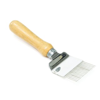 Odsklepiacz widelcowy prosty z rączką drewnianą - wzór 4200