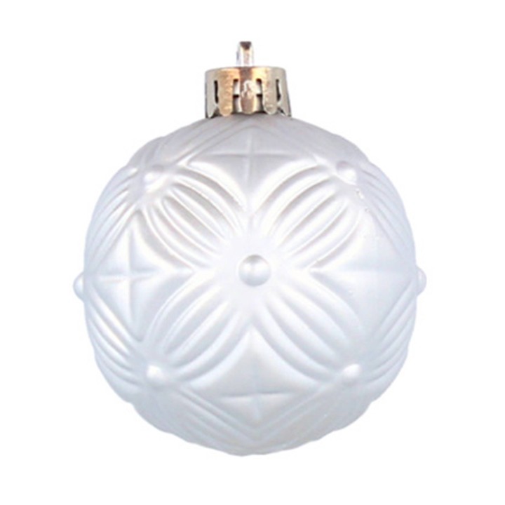 KOMPLET 16 BOMBEK 6 CM CZERWONY/ZŁOTY/SREBRNY MIX WZORÓW