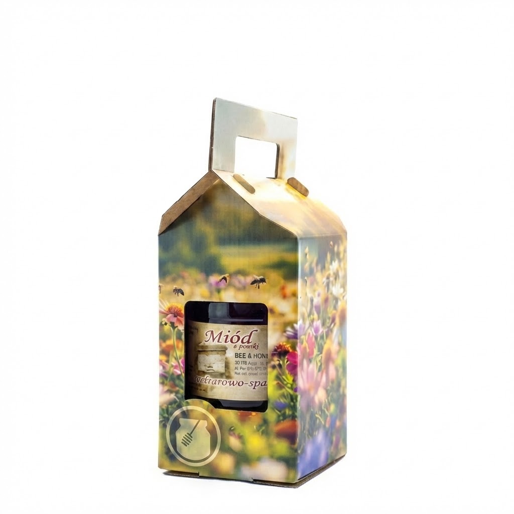 Pudełka na słoiki z miodem