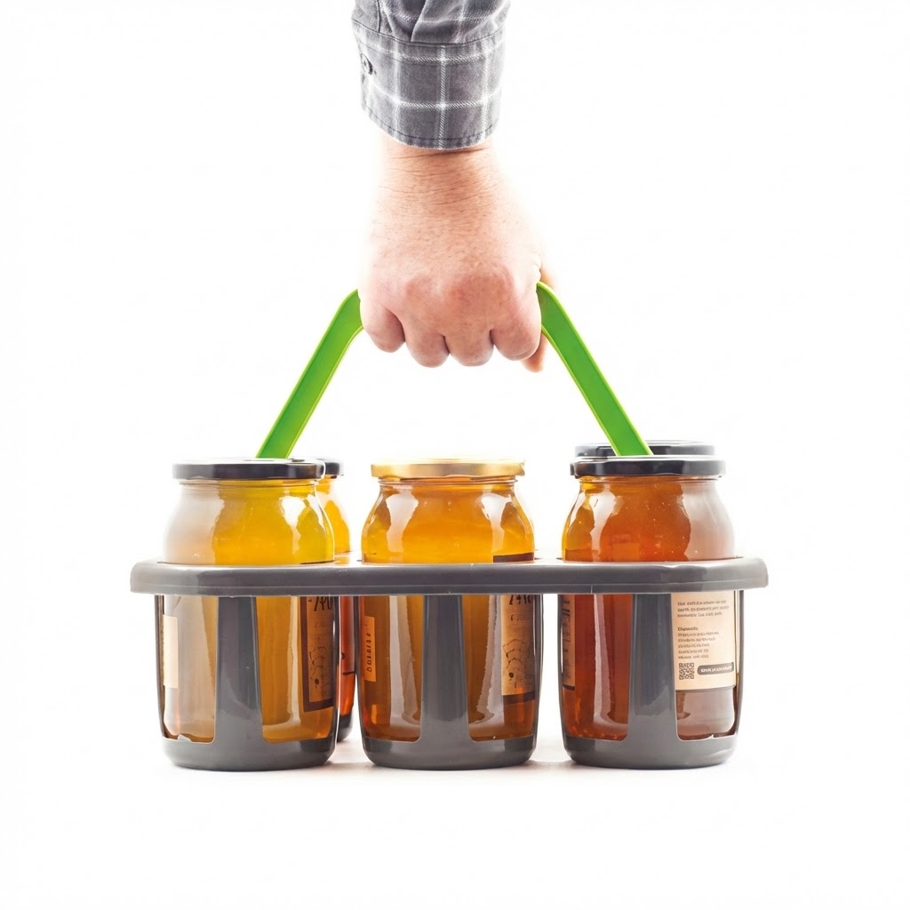 Kobiałka na słoiki z miodem